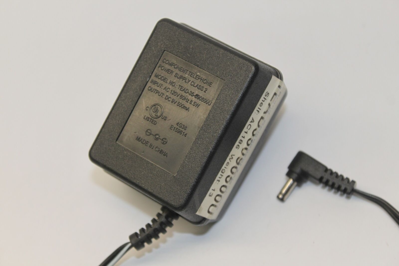 New 9V 500mA Component Telephone TEAD-35-090500U Power Supply Ac Adapter New 9V 500mA Component Telephone TEAD-35-090500U Power Supply Ac Adapter